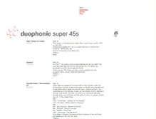 Tablet Screenshot of duophonic.com